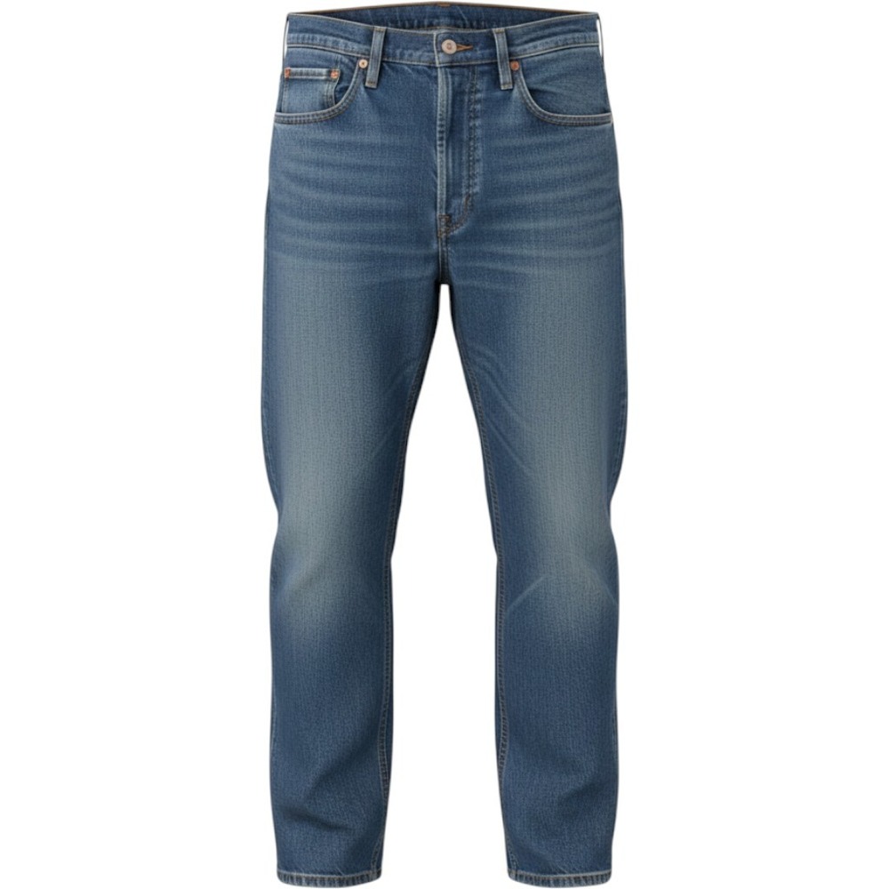 Levi's 517 Bootcut Jeans 38x36 Blue Slim Fit Denim Pants
